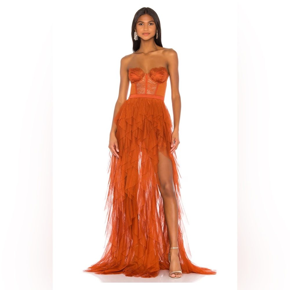 For Love & Lemons X Revolve Bustier Gown